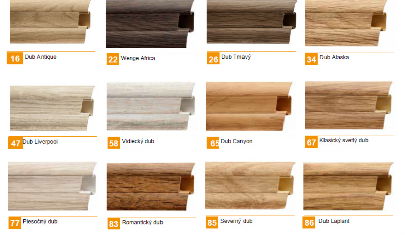 Lišty / Lišta LM - foto  Lišty / Lišta LM - foto