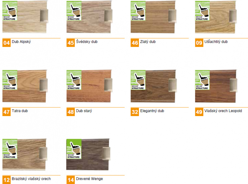 Lišty / Lišty Laris - foto  Lišty / Lišty Laris - foto