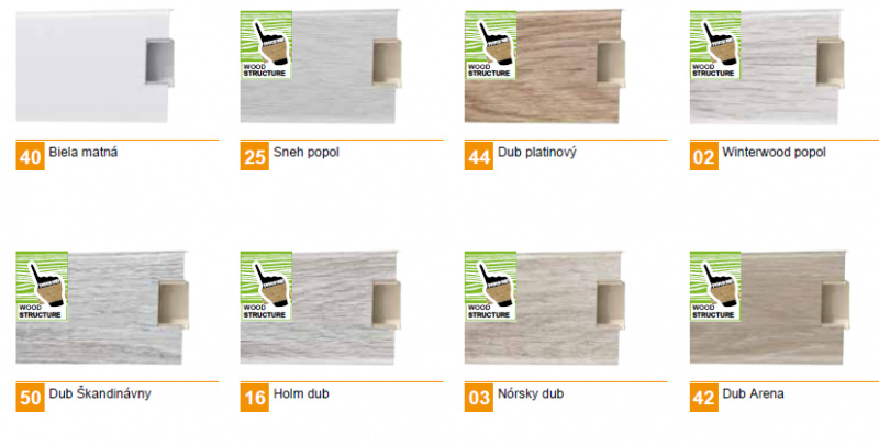 Lišty / Lišty Laris - foto  Lišty / Lišty Laris - foto